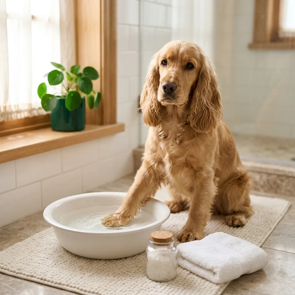 Epsom Salt for Dog Paws: How to Do a Safe Paw Soak